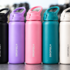 Colorful DROPSIL Bottles in the Gym