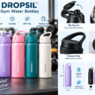 DROPSIL Gym Bottles Feature Showcase