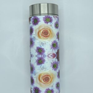 DROPSIL Eco-Friendly Bamboo Insulated Bottle – 500ml | Custom UV Print Design