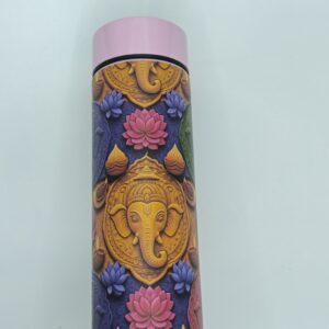 Dropsil Custom Printed Smart Temperature Water Bottle – 500ml / 750ml, 304 Stainless Steel, Double Wall Vacuum Insulated Flask with LED Touch Display, Hot & Cold Retention, Leak-Proof Travel Bottle